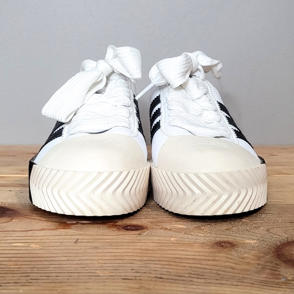 Adidas Originals Alexander Wang AW Skate Super Shoes F35295 White Black Size 12 - Picture 2 of 14